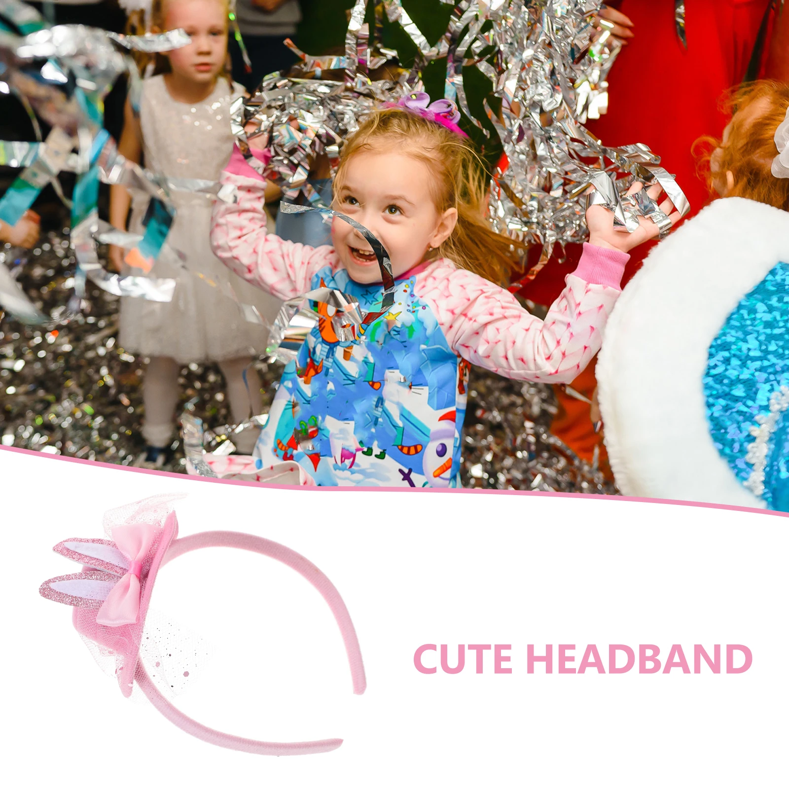 

Bunny Headband Ears Hairbands Cute Has Women Cosplay Headbands Soft Rabbits Decoration Amusement