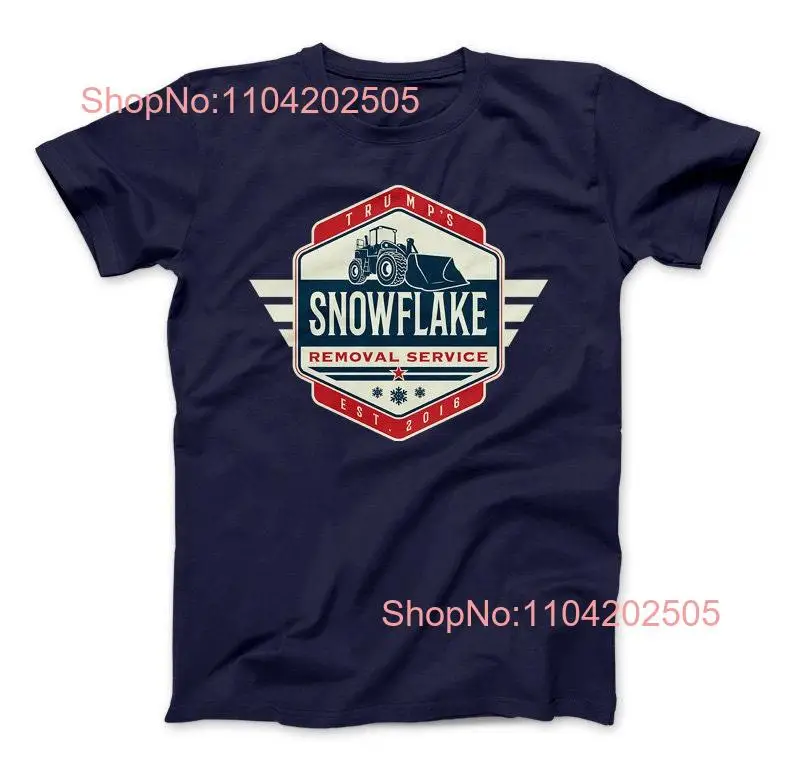 Trump's Snowflake Removal Service T shirt Trump 2024 America MAGA Make Great Again long or short sleeves