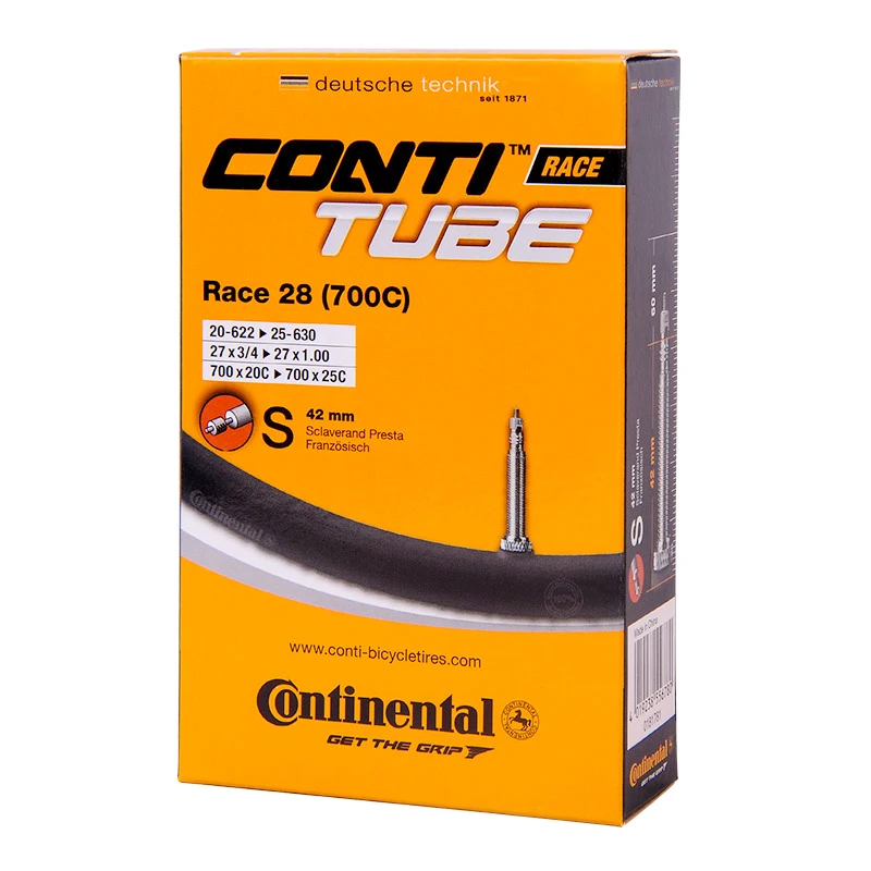 Continental Grand Race 28 Road Bike Bicycle Inner Tube 700c x 20-25 Presta Valve 42mm/60mm/80 Bicycle Sclaverand French Valve