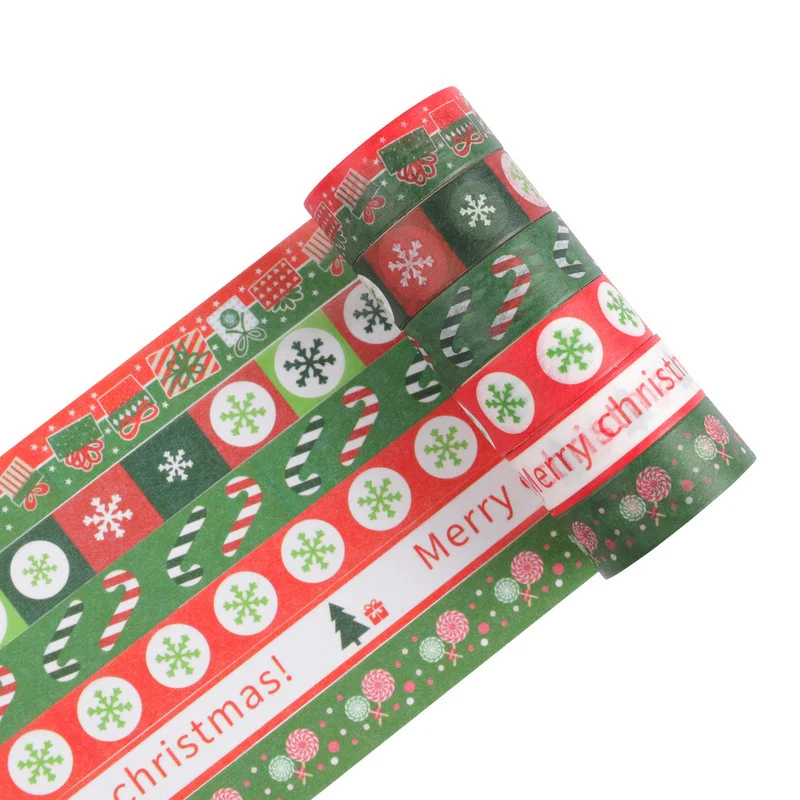 24 teile/los farbig bedruckte florale festliche Papier band Set Scrap booking kawaii Aufkleber Dekoration Masking Tape Briefpapier