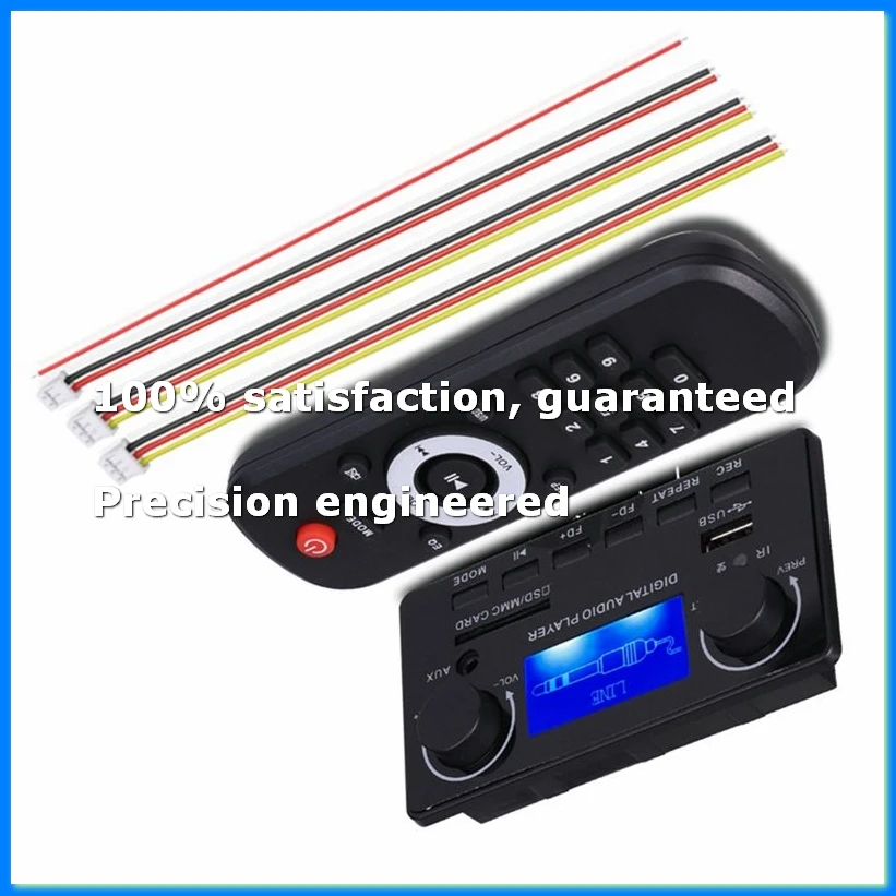 Multi-Function LCD Screen Bluetooth MP3 Decoder Board Portable Synchronization Car Amplifier Board MP3 Decoder-A09I