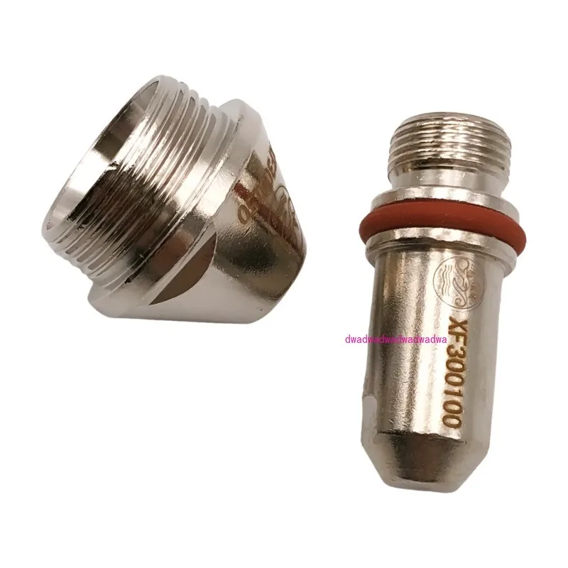 10pcs Electrode and 10pcs  Nozzle fit FY-XF300H FY-XF300 XF-300 Water Cooled Plasma Cutting Torch Consumables Huayuan Cutter