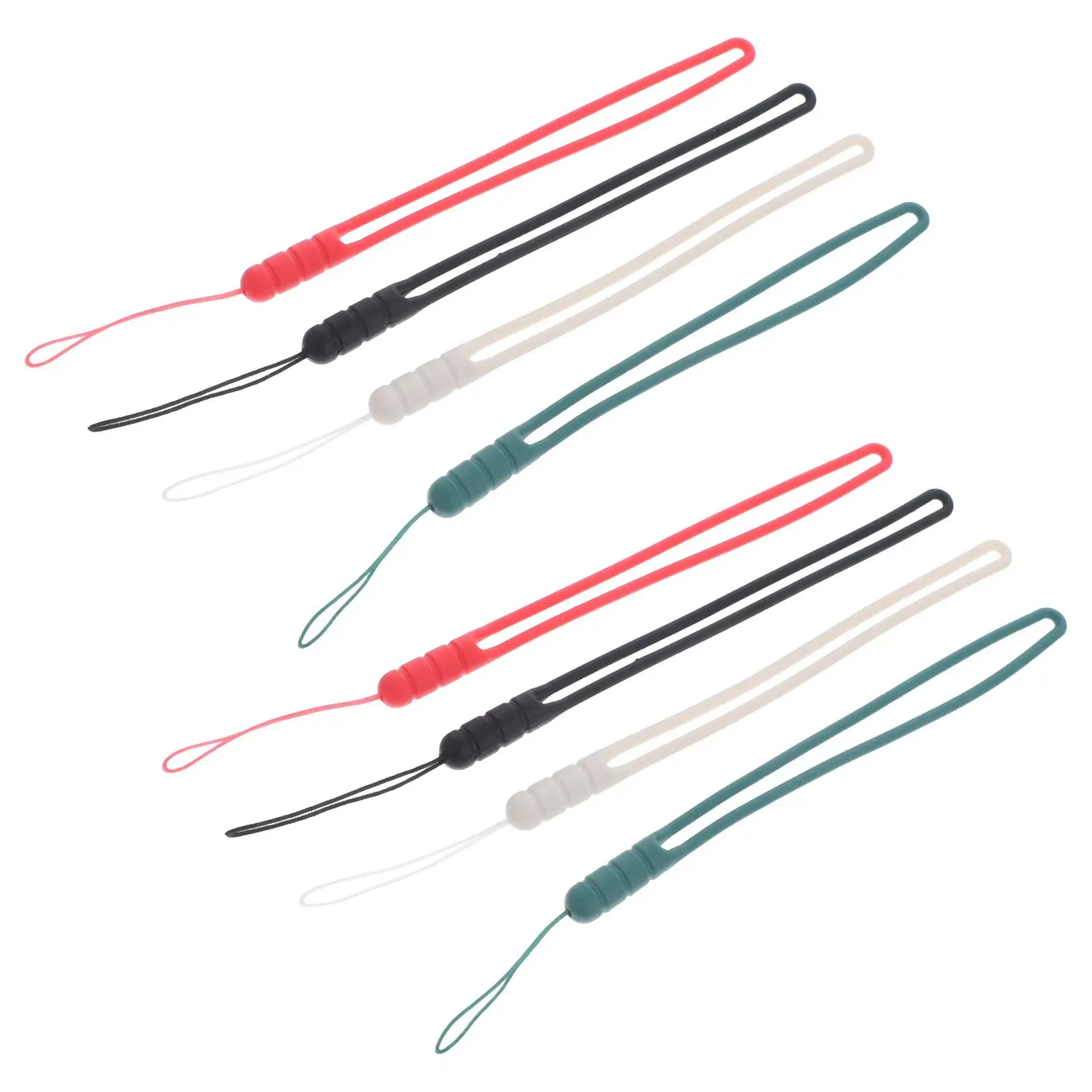 Mobile Phone Silicone Lanyard Cellular Cellphone Hanging Ropes Key Silica Gel Lanyards