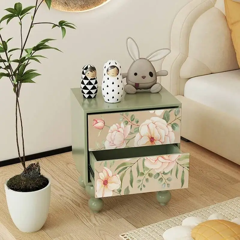 منضدة بجانب السرير أوروبية متعددة الاستخدامات من فريش جلامور تافولينو، بسيطة فاخرة ومريحة ورائعة، أثاث غرفة نوم دا سالوتو #4