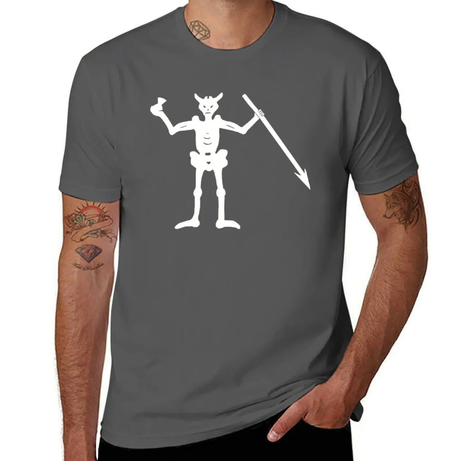

Blackbeard_s Flag - Our Flag Means Death T-Shirt Casual Breathable Short Sleeve Top
