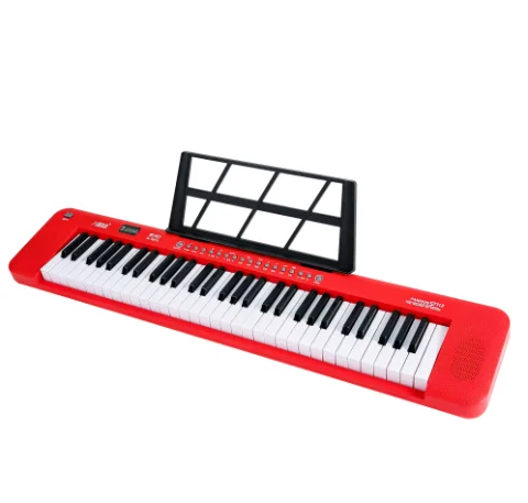 

61Keys Double Keyboards Piano Eletronic Organ Midi Keyboard Toy Piano Function Sustain Chord Light Piano For Children