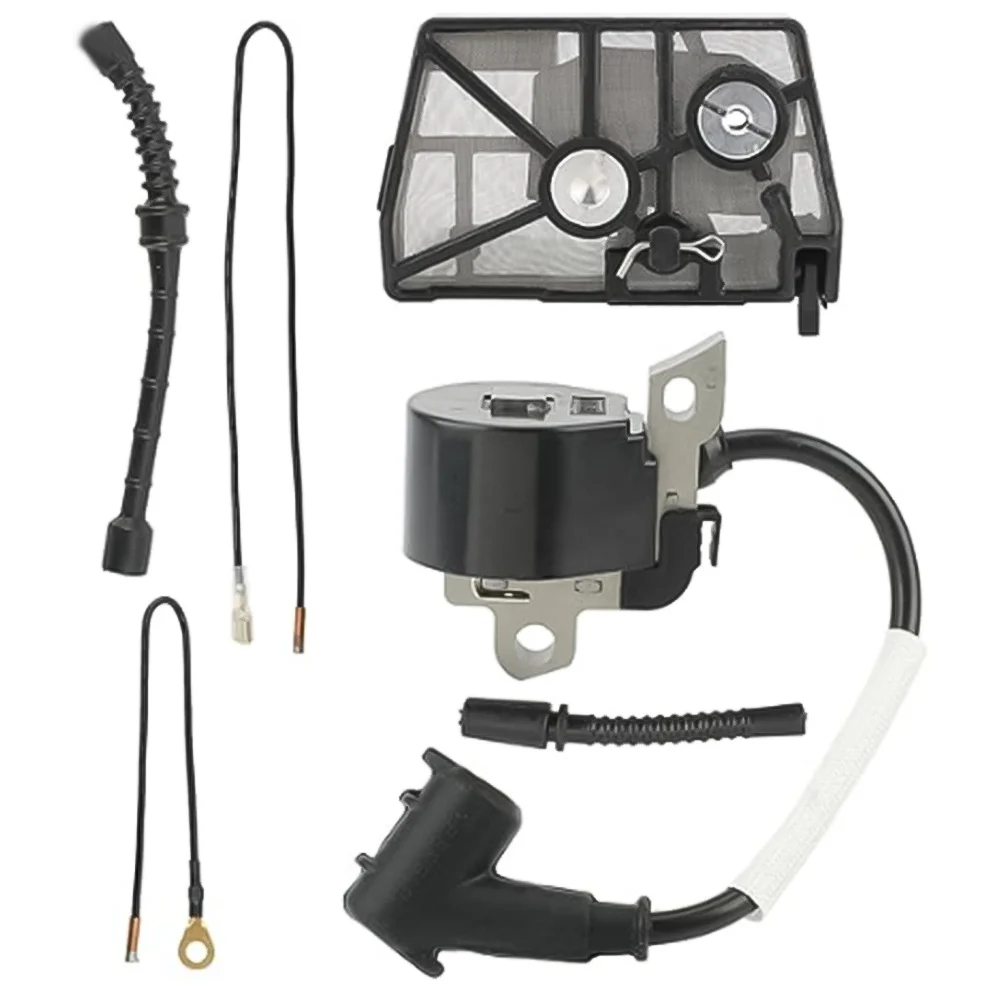 Ignition Coil Module Set Designed to Fit Both For 028 and For 028WB Chainsaws Including Vital Parts like Air Filters and Hoses