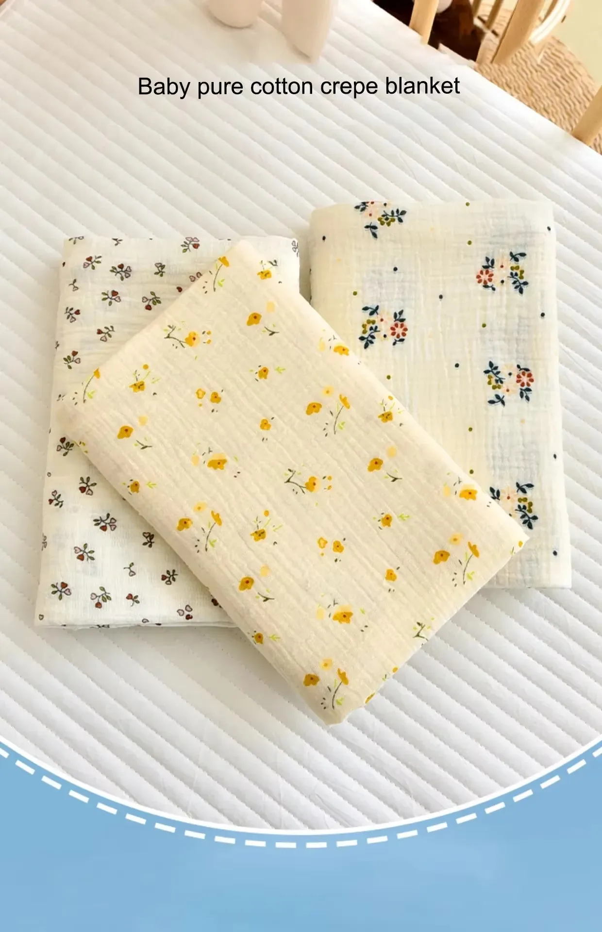 Neugeborenen Baby Baumwolle Decke Sommer Bettwäsche Babys Zeug Decke Musselin Quadrate Empfang Decke – Detail 4
