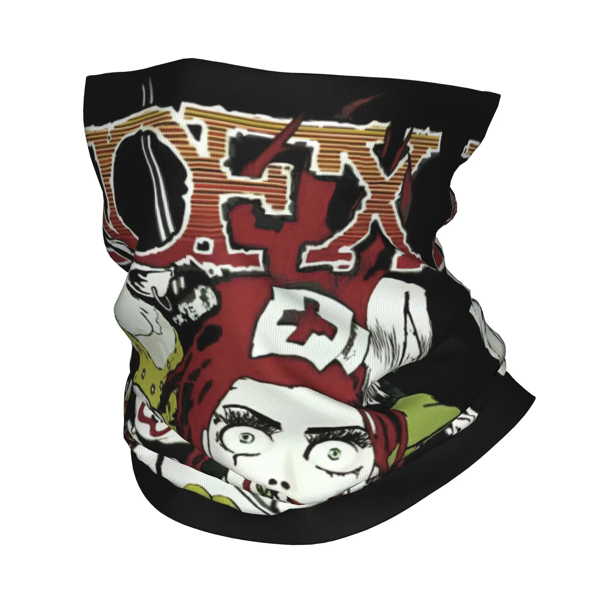 مخصص N-Nofxes خمر روك الشرير الرقبة الجراب الرجال النساء الأشعة فوق البنفسجية الوجه درع الشتاء باندانا وشاح للتزلج #1