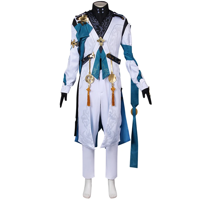 Star Rail Cosplay Game Honkai New Account Luo Cha Role-Playing Clothes Male Jackets Tops Pants Gloves Accessories Halloween Suit