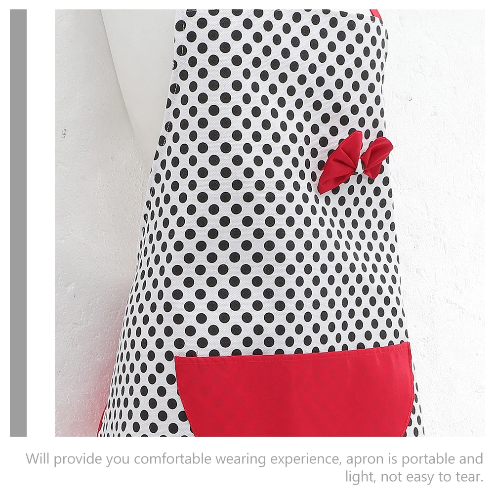 

2Pcs Dot Pattern Aprons Canvas Practical Cooking Baking Kitchen Protective Aprons with Pockets Reusable Chef Kitchen Essentials