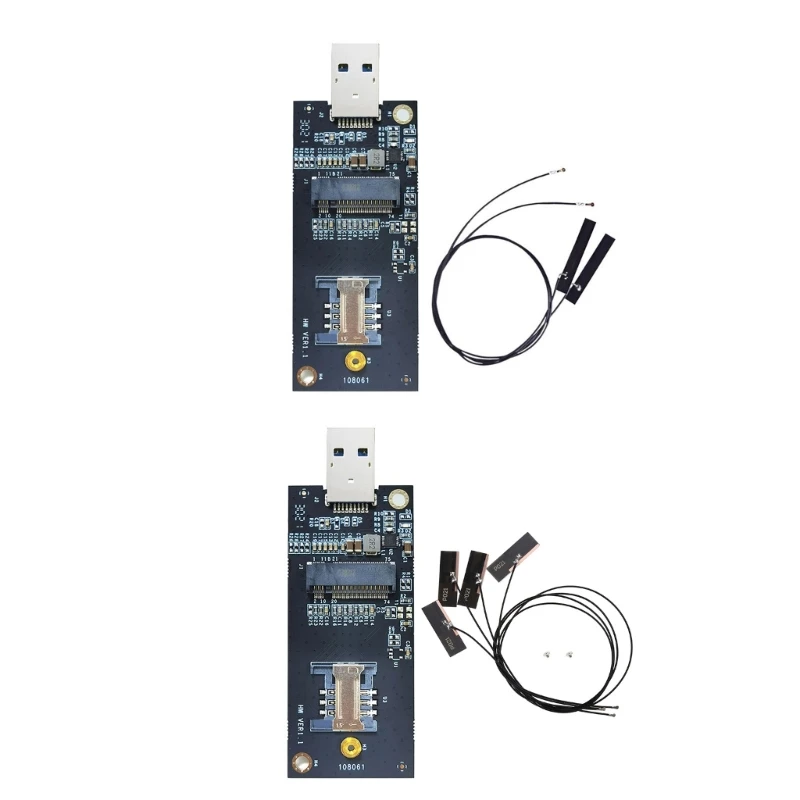 USB Adapter DW5821E M2-NGFF DW5811e DW5816E EM7455 L860-GL USB3.0 Expansion Card for 3G/ 5G LTE Module