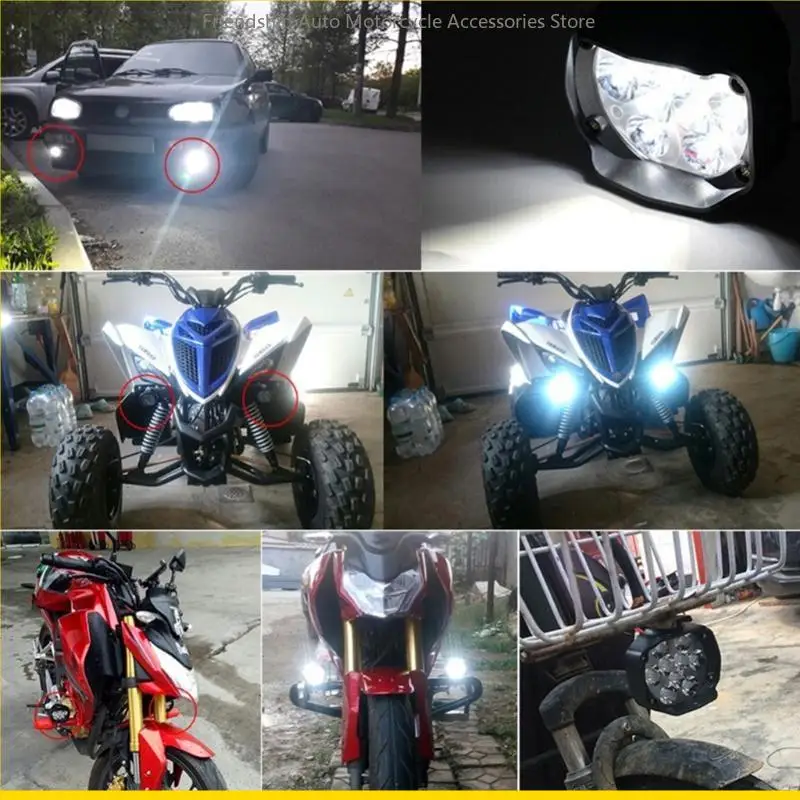 SZCH 6LED Motorcycle Furights Fog Lamp 15W 1500 л.