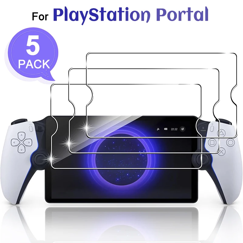 1-5Pcs Tempered Glass Screen Protectors for Sony PlayStation Portal HD Transparent Protective Film for PlayStation PS5 Portal