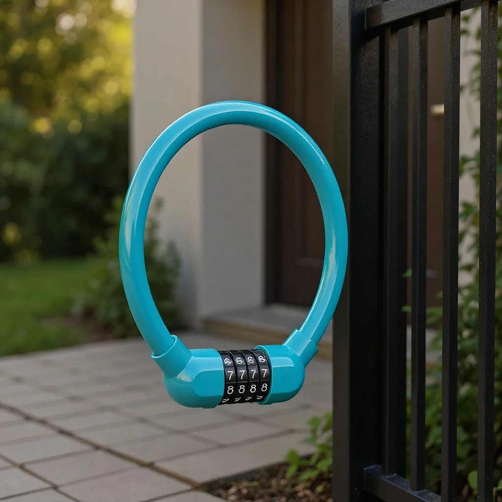 Ride Light, Lock Tight. Ultra-Light 4-Digit Combo Lock - Weighs Nothing, Secures Your Ride Anywhere.