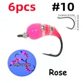 6 rosas talla 10
