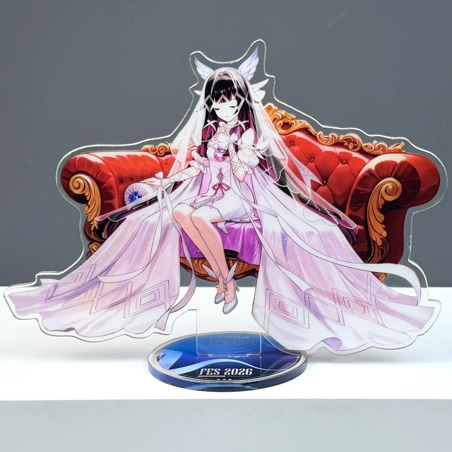 Genshin Impact Peruere Skirk Columbina Scaramouche Kyryll Chudomirovich Flins Colleagues Acrylic Standing Sign Decoration view 2