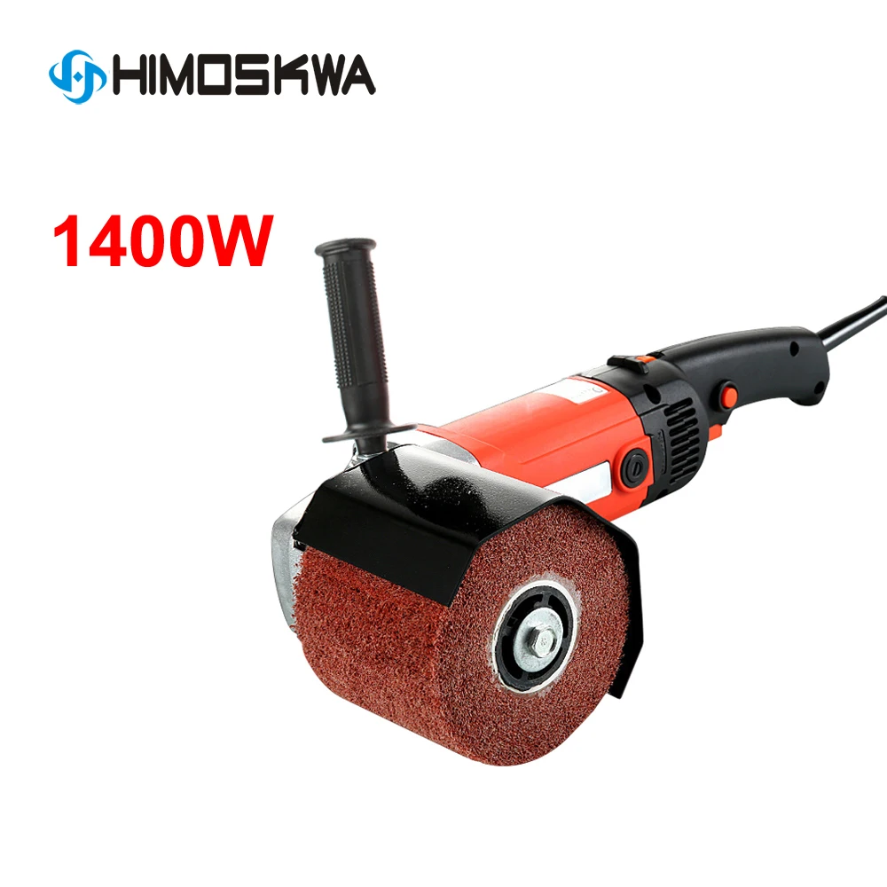 1400w 230V Electric Metal Wire Drawing Machine Portable Polishing Machine for Wooden Stainless Steel Polishing with Grinding