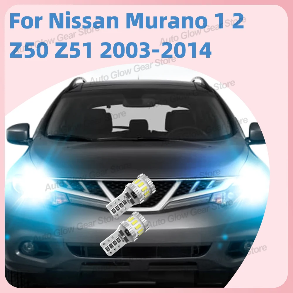 

2 светодиодных габаритных лампы для Nissan Murano 1 2 Z50 Z51 2003-2014 2007 2008 2009 2010 2011 2012 2013 Аксессуары