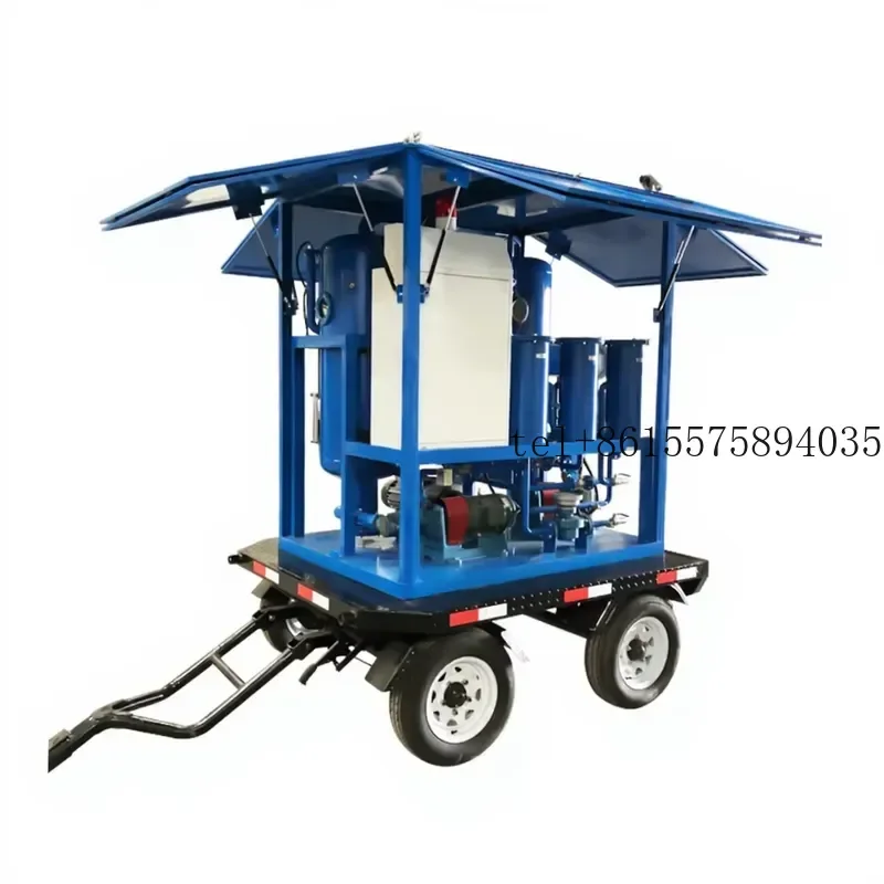Hot ZYD-I-M Weather Proof Enclosure Mounted Trailer Double Stage Vacuum Transformer Oil Purifier