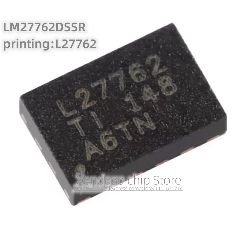 10pcs/lot LM27762DSSR printing L27762 WSON-12 package Original genuine Low noise positive and negative output charge pump chip