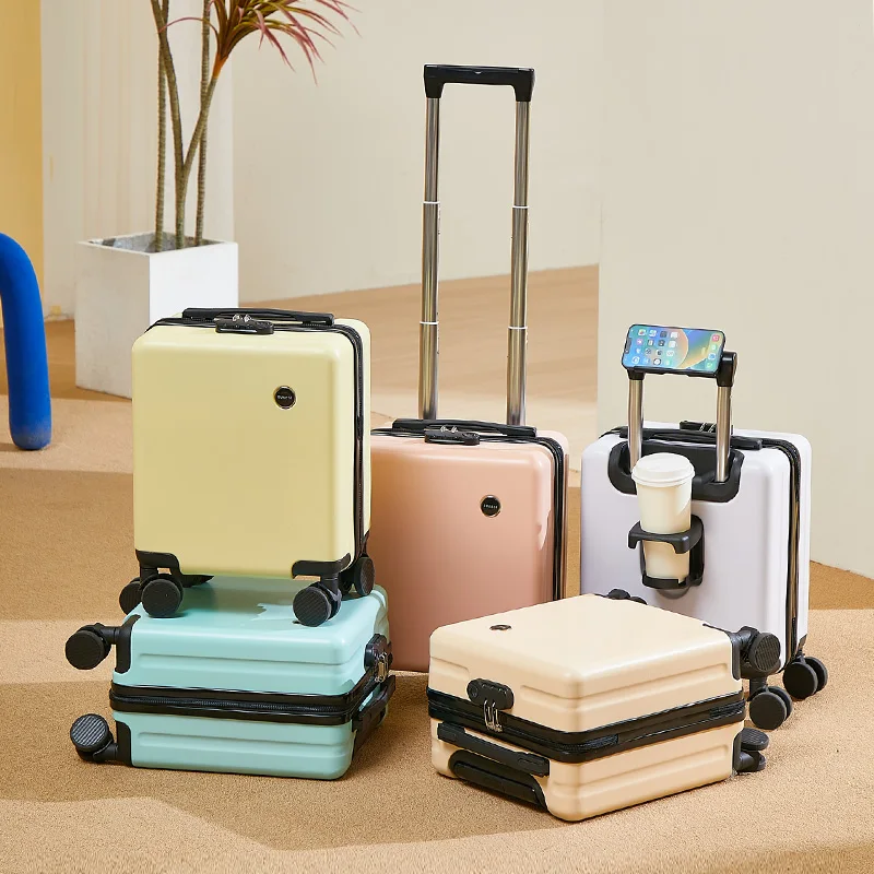 lightweight-travel-suitcase-small-handheld-box-for-men-and-women-14-inch-check-in-baggage-with-password-lock-abs-material