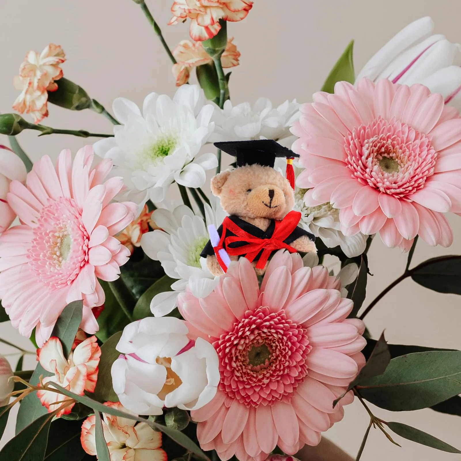 

Mini Graduation Bear Stuffed Bulk College Decorations Animal Birthday Graduate