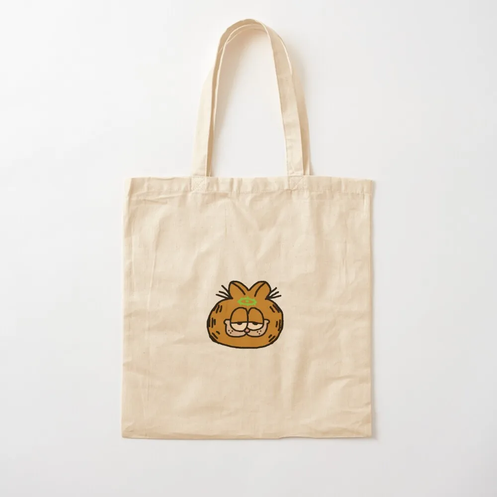 Beholding Garf (no text) Tote Bag Women's bags Cloth bags supermarket folding bag tote bag woman Canvas Tote