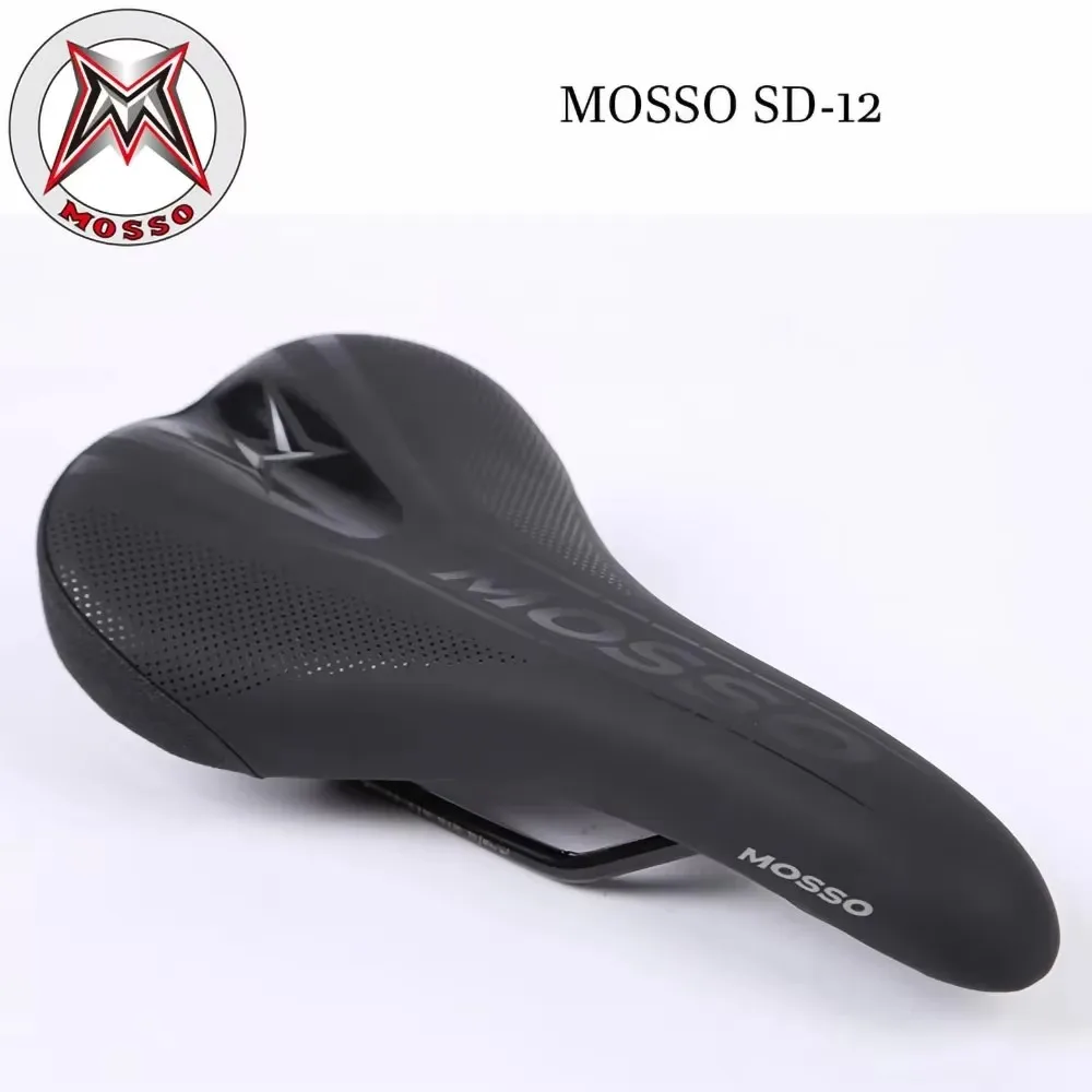 MOSSO SD12 Road Bicycle Saddle Bike Seat Forged Steel Cushion Bicycle Accessories For Mens