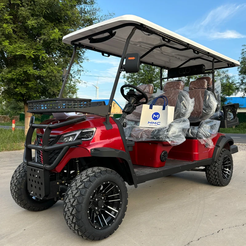 Stable And Comfortable 2 4 6 8 Seats  Golf CartOff-Road 4 Wheel Drive Hunting Buggy Lifted 4000W/15000W Electric Golf Cart