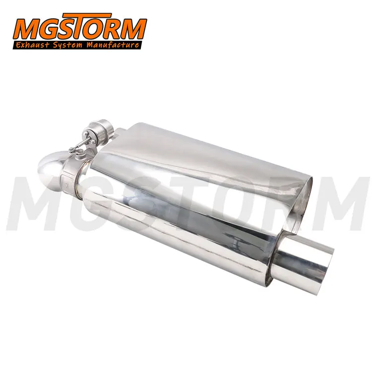 Valvetronic Design Universal Valved Stainless Steel Exhaust Mufflers Valve 3" Cutout 11"x7" Body Wireless Remote Control Kit 5