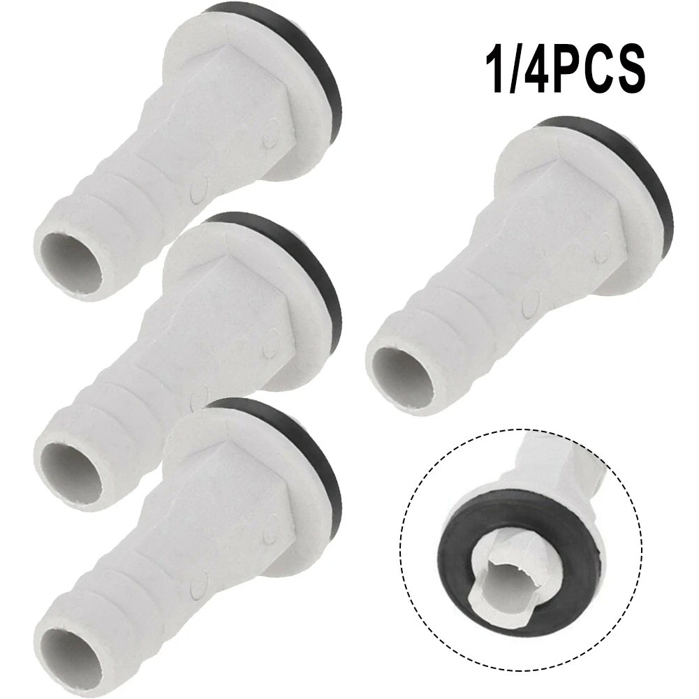 

For Midea Drain Hose Connector Drain Adapter For Air Conditioners 0.6 Inches/15 Mm 1/4pcs Plastic Straight Fitting