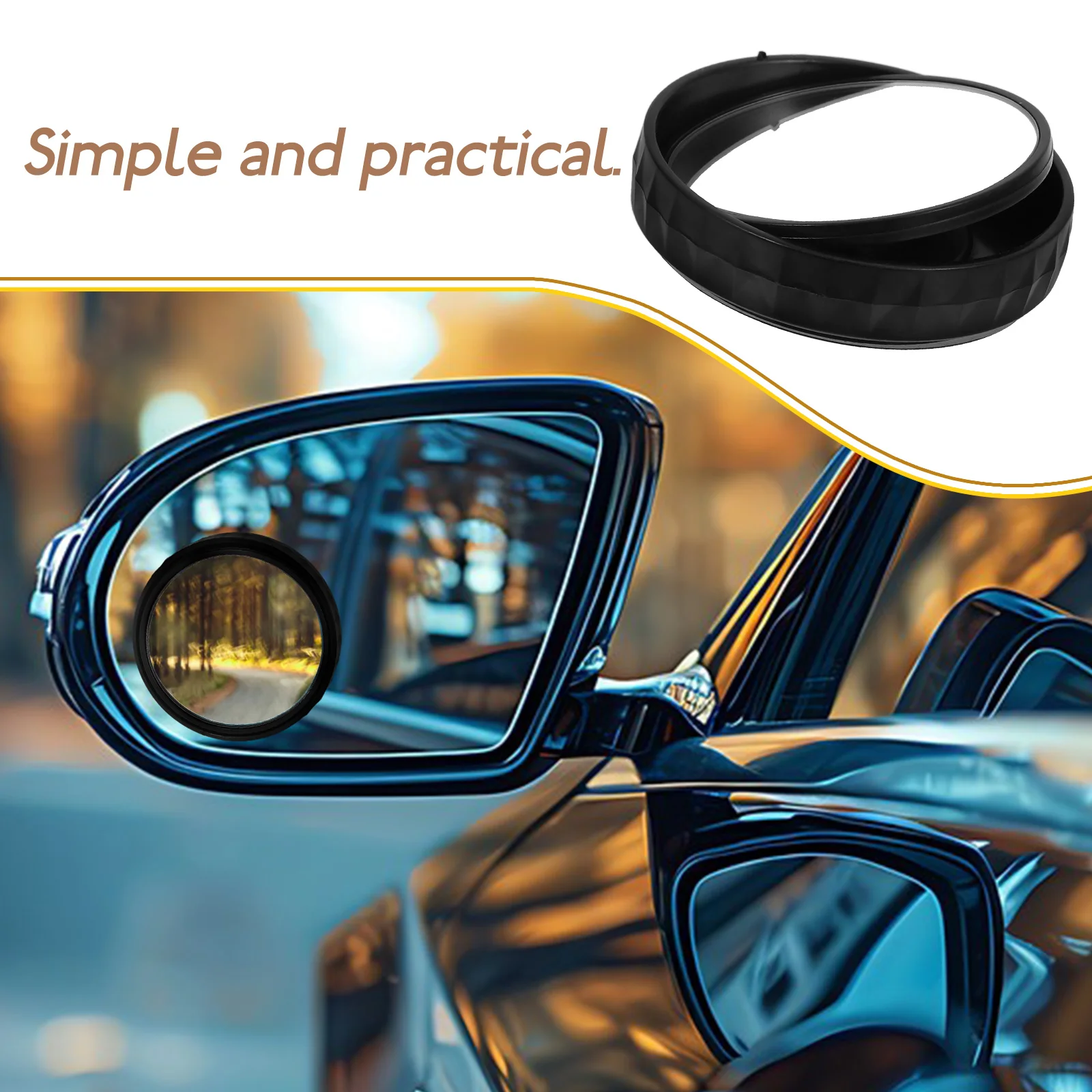 

Mirror Auxiliary for Car Spot Mirrors Cars Rearview Blind Spots Reversing Vehicle