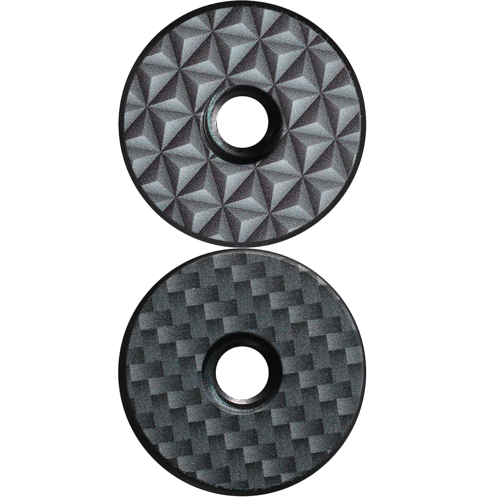 

2pcs Bicycle Bowl Caps Titanium Alloy Bike Headset Cover Sturdy Lightweight Replacement For Mountain Road Bikes Bike Stem Caps