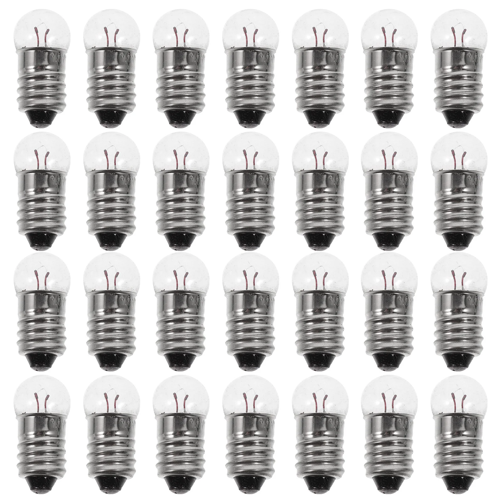 

50Pcs Tiny Light Bulbs Miniature Screw Base 1.5V Mini Light Bulbs Electrical Experiment Circuits Crafts Bulk