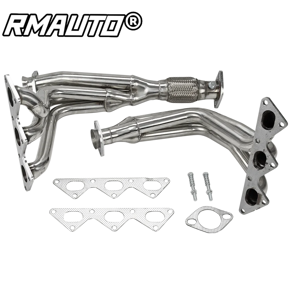 Stainless Steel Exhaust Header For 1991-1999 Mitsubishi 3000GT Stealth DOHC V6 Exhaust System High Pressure Water Tank