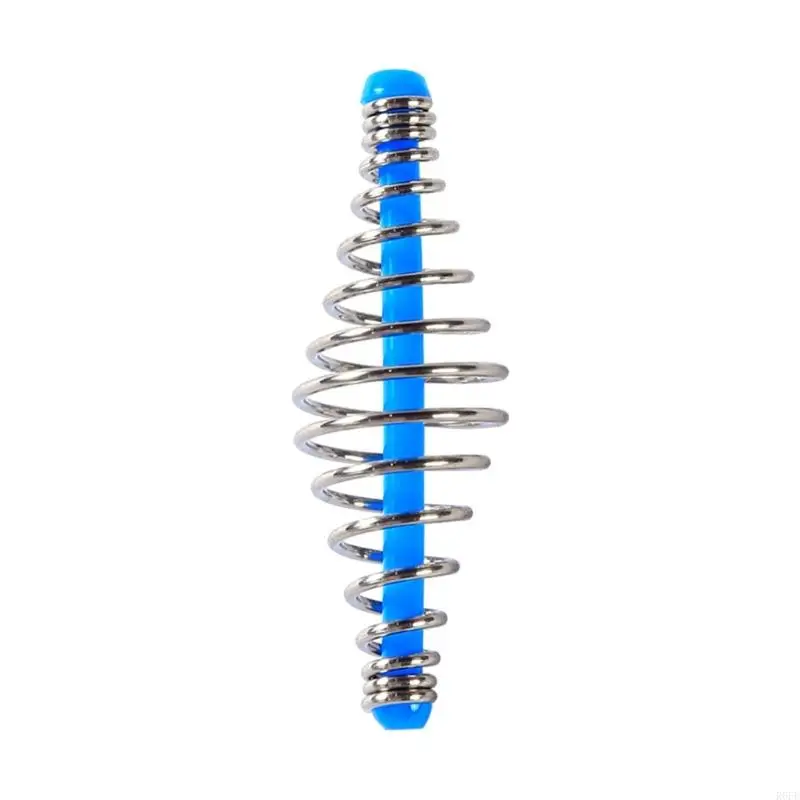 

R6FE 10/30Pcs Fishing Spring Feeder Cage Metal Baits Thrower Feeder Spring Coils Inline Methods Feeder Fishing Accessories