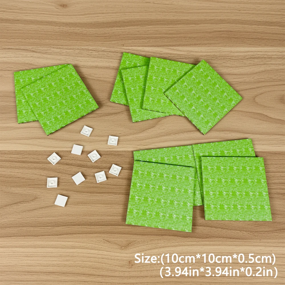 6pcs Magnetic Base Plate Variety Baseplates Match World Magnetic Building Blocks Toys for Boys and Girls Children Gift