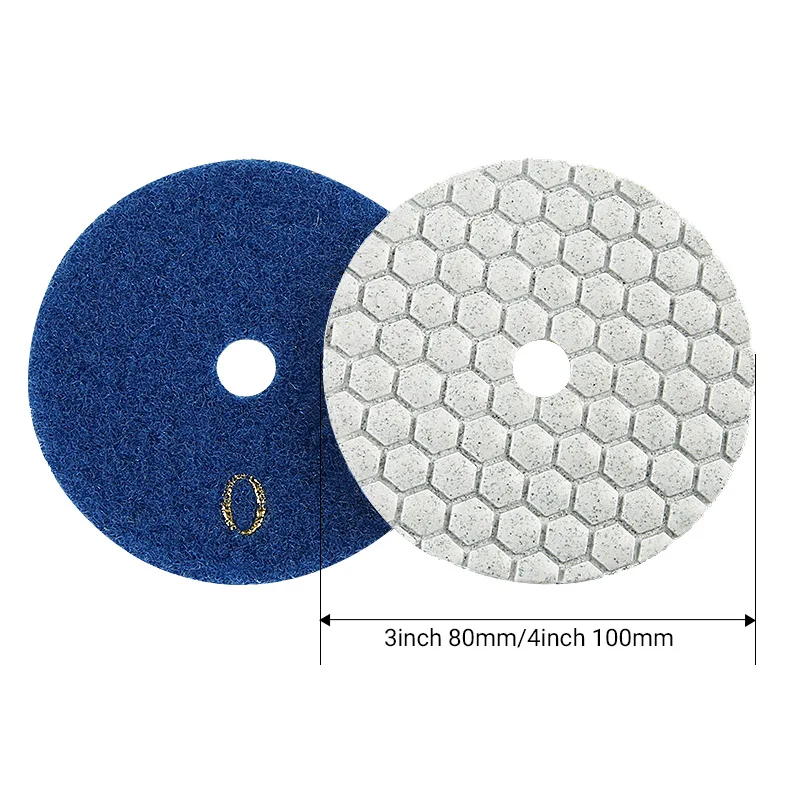 3 inch / 4 inch diamond dry grinding pads stone polishing pads marble granite grinding renovation angle grinder trimming piece