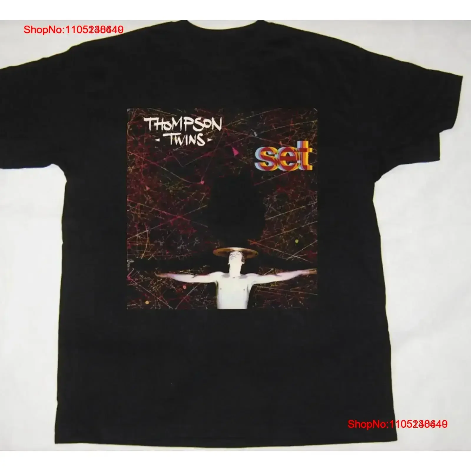 Thompson Twins For Friends Black T Shirt All Size S 5XL UU1133 vintage Washed Versatile homme streetwear vintage Washed