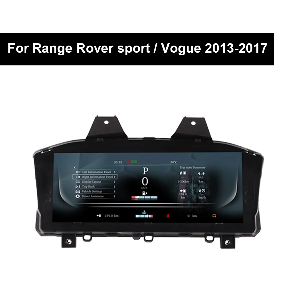 Krando LCD Dashboard Car Cockpit Instrument Panel For Range Rover Sport Vogue 2013 - 2017 Digital Cluster Speedmeter Display