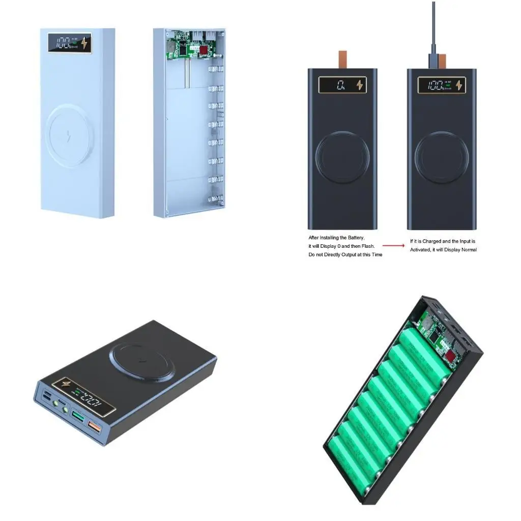 

31BA Battery Holder Box for DIY Case Support Wireless Quick