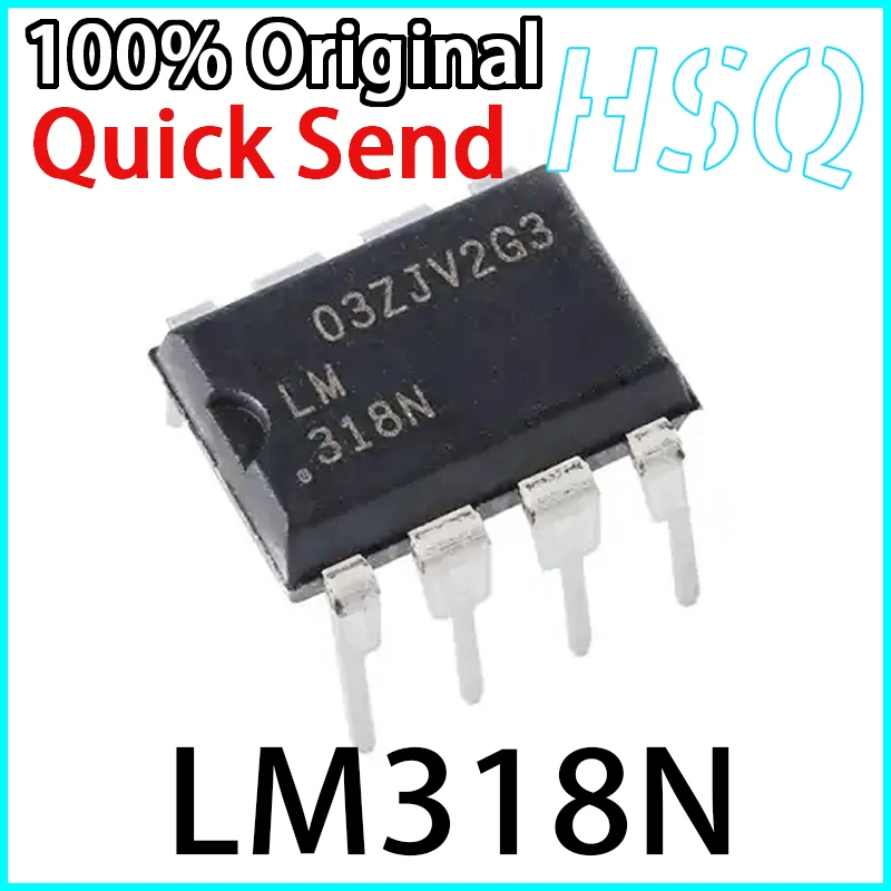 

5PCS New Original LM318N LM318 DIP-8 Operational Amplifier Chip IC