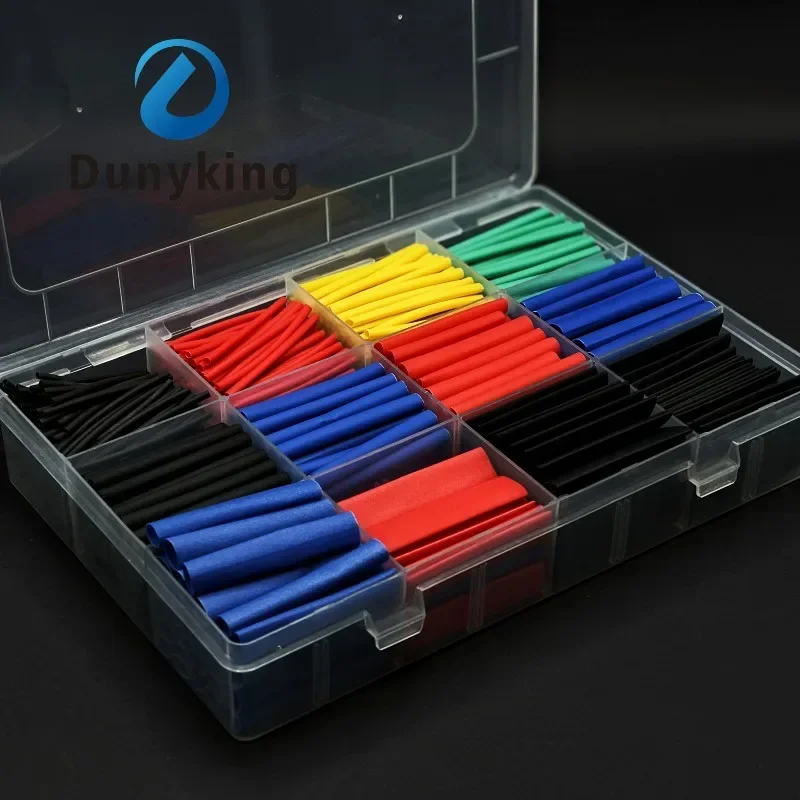 Heat Shrink Tubing,3:1，270-800 PCS,Insulated Polyolefin Sheathed,Electronic DIY Kit,Electrical Connection Tubing,Cable Sleeves