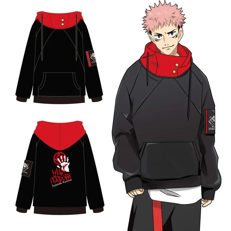 Anime Jujutsu Gojo Satoru Itadori Yuji Cosplay Costume Adult Unisex Pullover Coat Casual Hoodie Jacket Pants