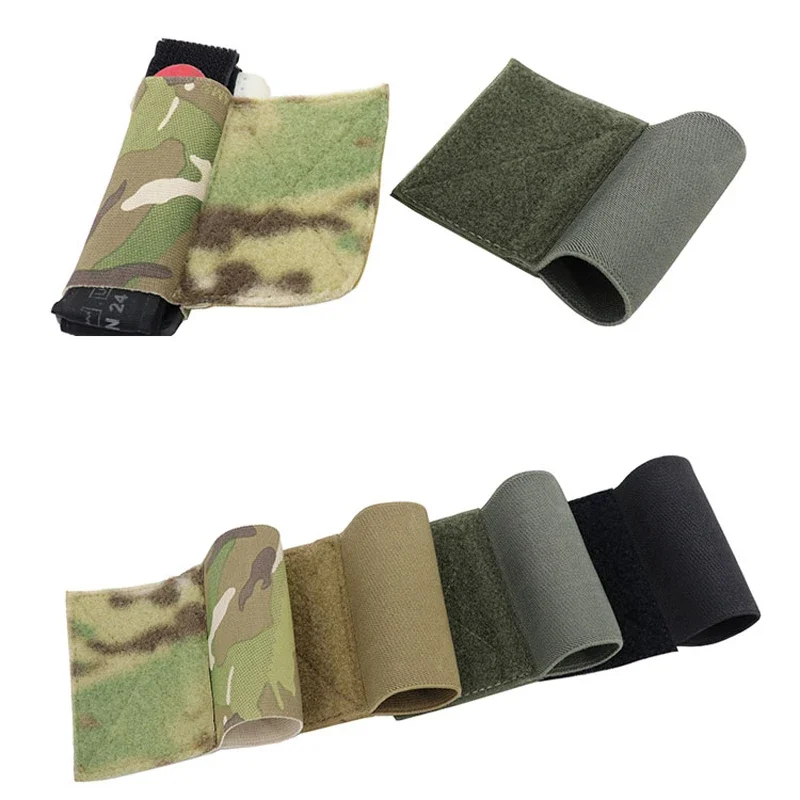 Tactical Elastic Tourniquet Holder Pouch Airsoft Chest Rig Vest Multicam TQ Storage Bag Equipment Accessories