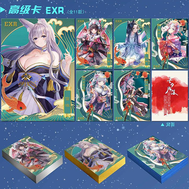 Goddess Story Cards Wai Fu Collection Swimsuit Bikini Girl Party Booster Box Anime Board Game Children Toys Birthday Gift