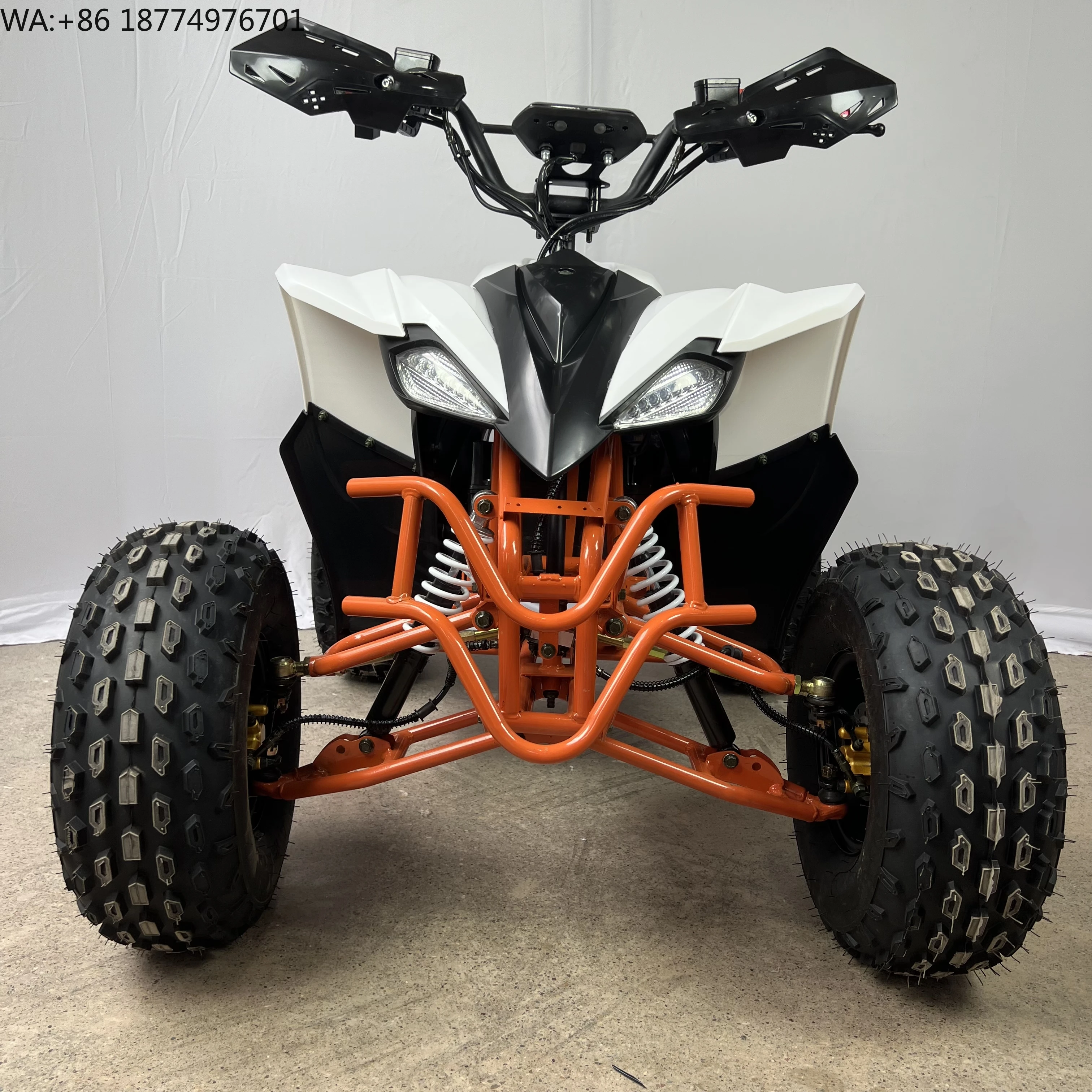 Cuatrimoto ATV de 125cc, 4 Ruedas, Tracción en las 4 Ruedas, Transmisión Automática por Cadena, Arranque Eléctrico, Todoterreno, MOTO Agrícola para Uso en Granjas