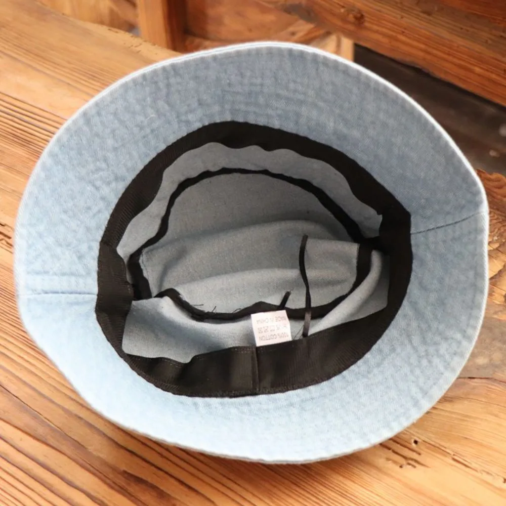 

New Ethnic Style Embroidery Fisherman Hat Casual Breathable Bucket Hat Sun Cap Women
