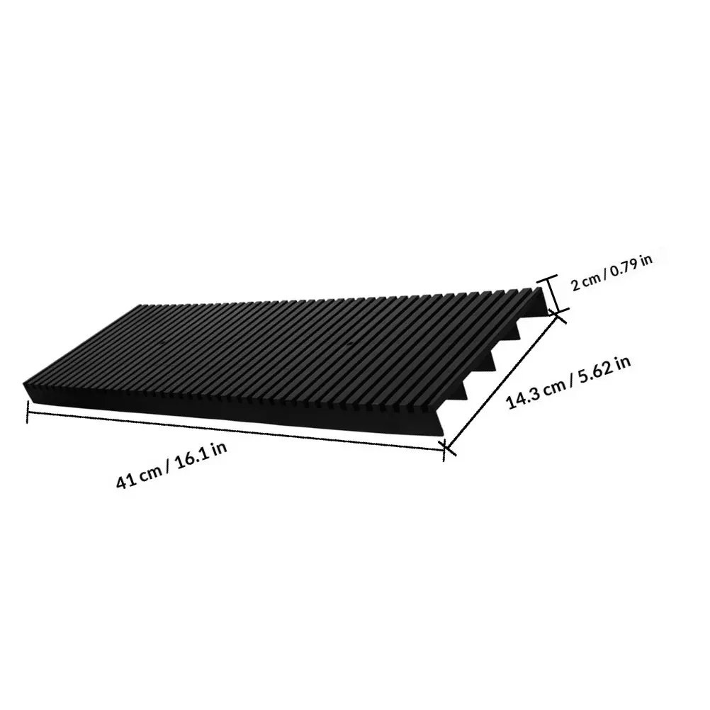 2Pcs Antistatic Bar Bracket Rack Striped Design Efficient Pcb Storage Tray Circuit Board Holder Static Bar Frame Pcb Organizer